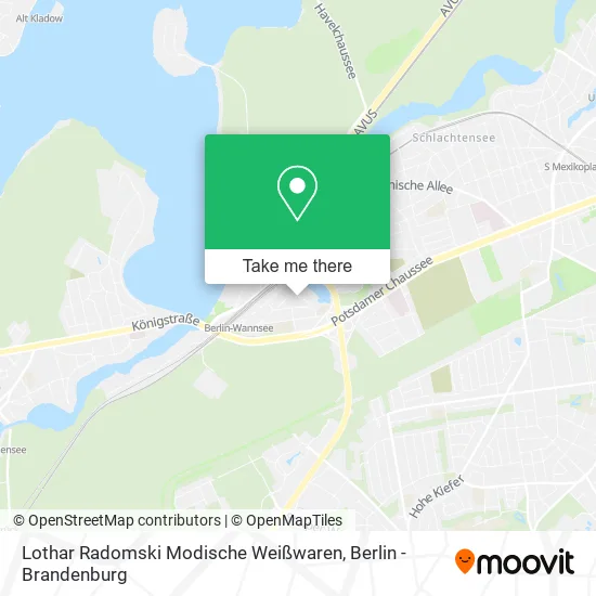 Карта Lothar Radomski Modische Weißwaren