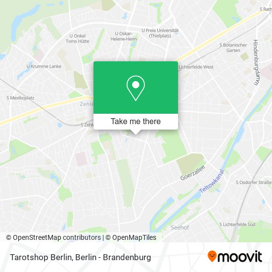 Tarotshop Berlin map