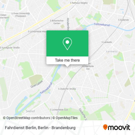 Fahrdienst Berlin map