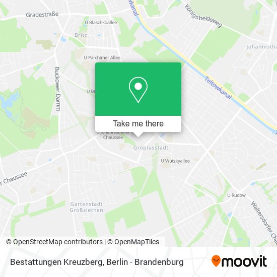 Bestattungen Kreuzberg map