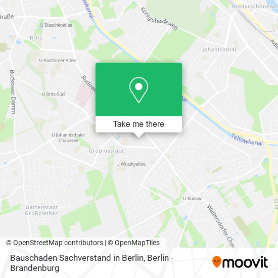 Карта Bauschaden Sachverstand in Berlin