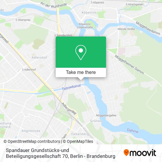Spandauer Grundstücks-und Beteiligungsgesellschaft 70 map
