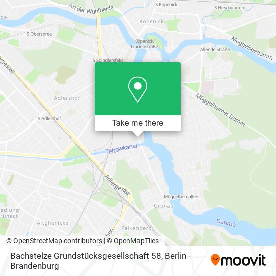Bachstelze Grundstücksgesellschaft 58 map