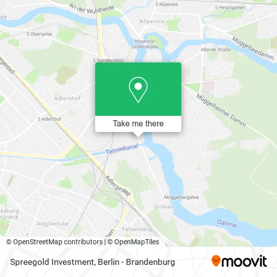 Карта Spreegold Investment