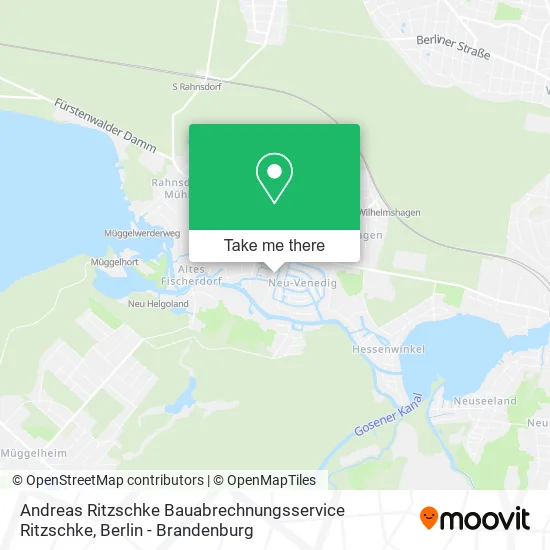 Карта Andreas Ritzschke Bauabrechnungsservice Ritzschke