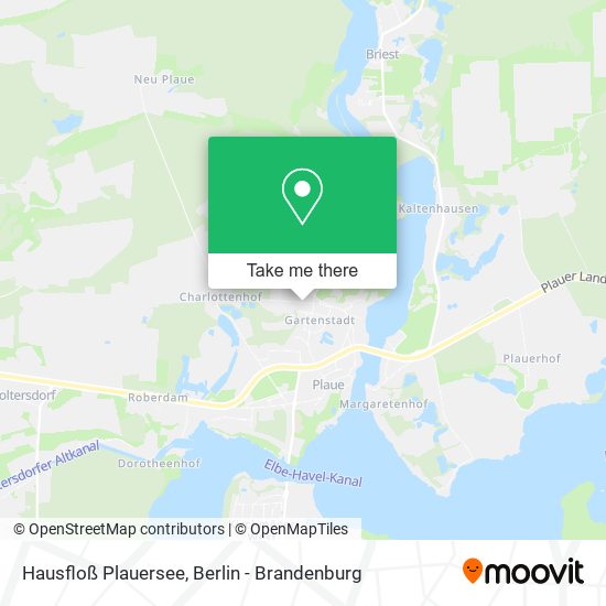 Hausfloß Plauersee map