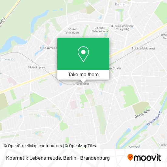 Kosmetik Lebensfreude map