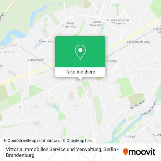 Карта Vittoria Immobilien Service und Verwaltung