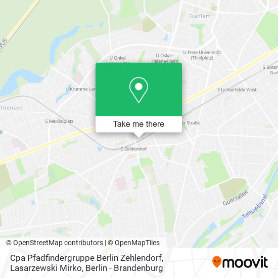 Карта Cpa Pfadfindergruppe Berlin Zehlendorf, Lasarzewski Mirko