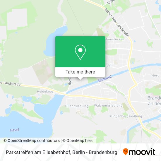 Карта Parkstreifen am Elisabethhof