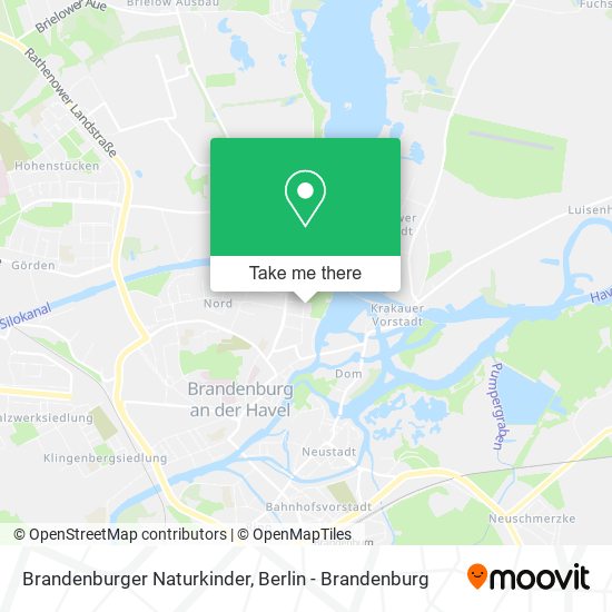 Brandenburger Naturkinder map