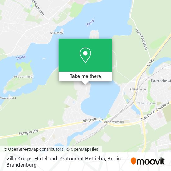 Villa Krüger Hotel und Restaurant Betriebs map