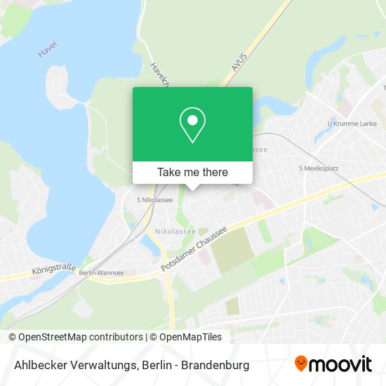 Ahlbecker Verwaltungs map