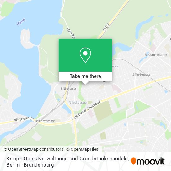 Карта Kröger Objektverwaltungs-und Grundstückshandels