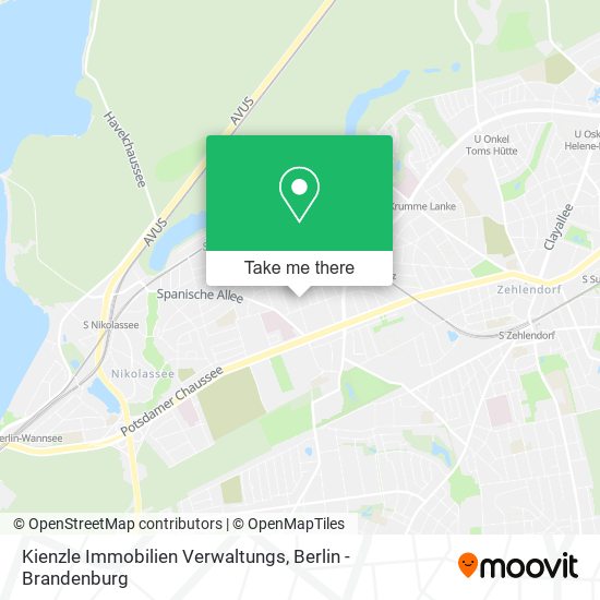 Kienzle Immobilien Verwaltungs map
