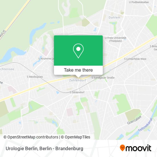 Карта Urologie Berlin