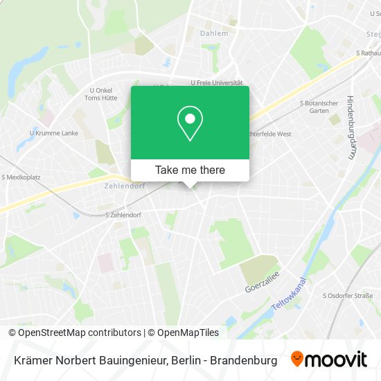 Krämer Norbert Bauingenieur map