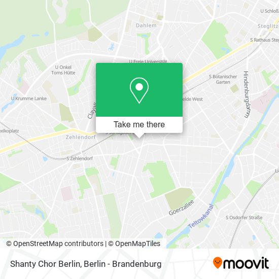 Shanty Chor Berlin map