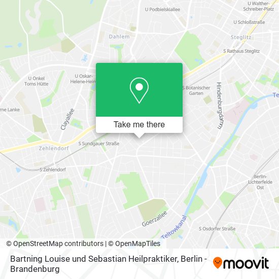 Карта Bartning Louise und Sebastian Heilpraktiker