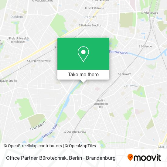 Office Partner Bürotechnik map