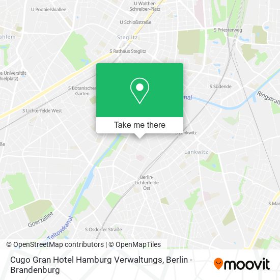 Cugo Gran Hotel Hamburg Verwaltungs map