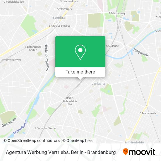 Agentura Werbung Vertriebs map