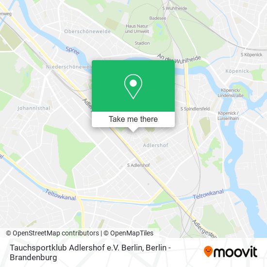 Tauchsportklub Adlershof e.V. Berlin map