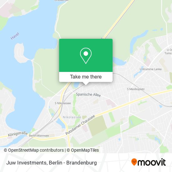 Juw Investments map