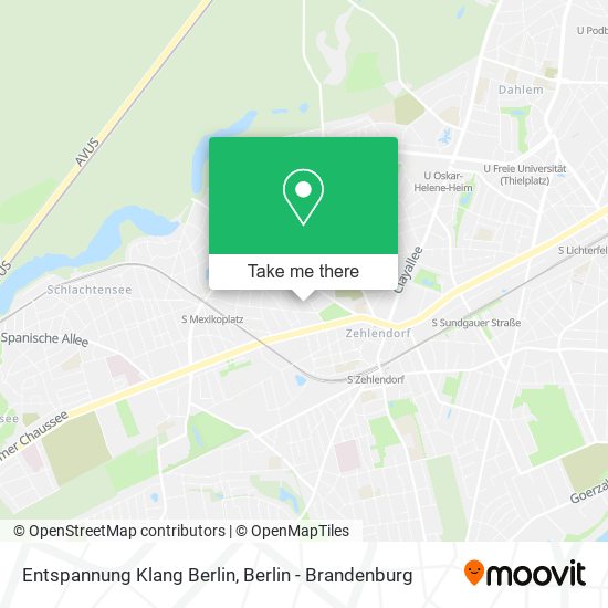 Entspannung Klang Berlin map