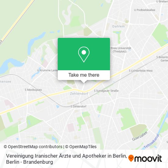 Vereinigung Iranischer Ärzte und Apotheker in Berlin map