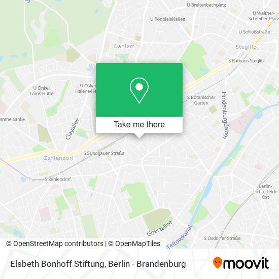 Elsbeth Bonhoff Stiftung map