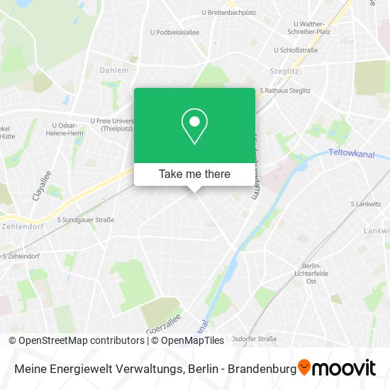 Meine Energiewelt Verwaltungs map