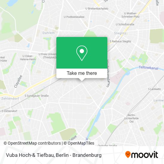 Vuba Hoch-& Tiefbau map