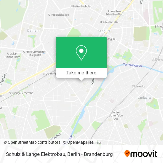 Карта Schulz & Lange Elektrobau