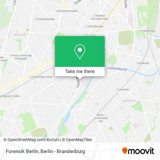 Forensik Berlin map