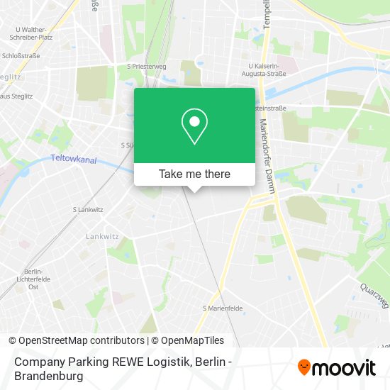 Company Parking REWE Logistik map