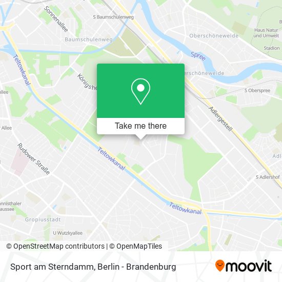 Sport am Sterndamm map