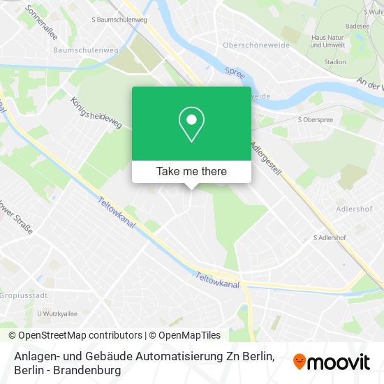 Anlagen- und Gebäude Automatisierung Zn Berlin map