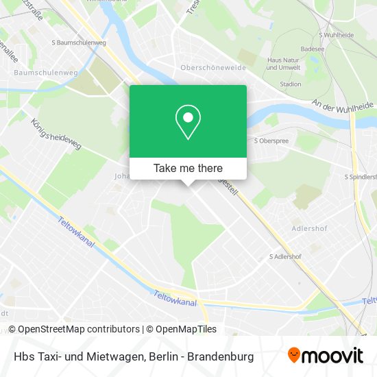 Hbs Taxi- und Mietwagen map