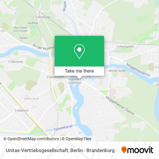 Unitas-Vertriebsgesellschaft map