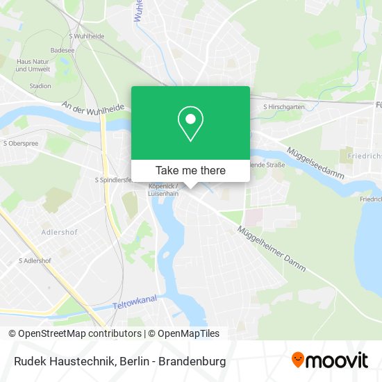 Rudek Haustechnik map
