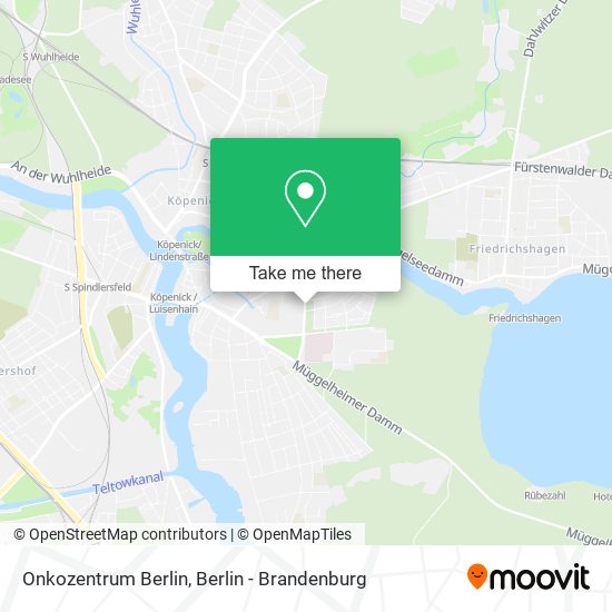 Карта Onkozentrum Berlin