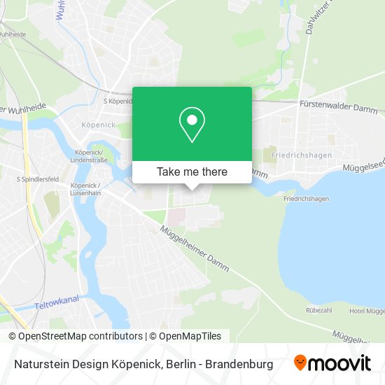 Карта Naturstein Design Köpenick