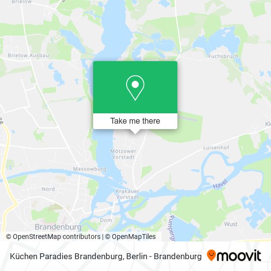 Карта Küchen Paradies Brandenburg