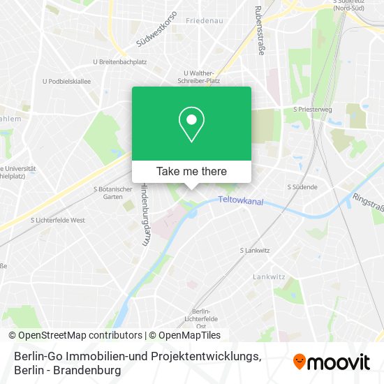 Карта Berlin-Go Immobilien-und Projektentwicklungs
