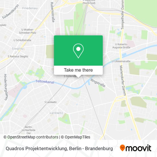 Quadros Projektentwicklung map