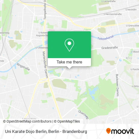 Карта Uni Karate Dojo Berlin