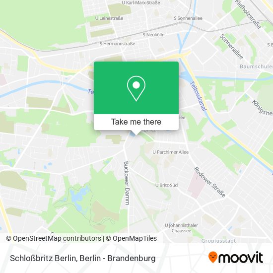 Schloßbritz Berlin map