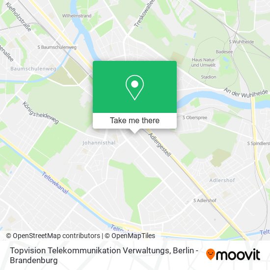 Topvision Telekommunikation Verwaltungs map