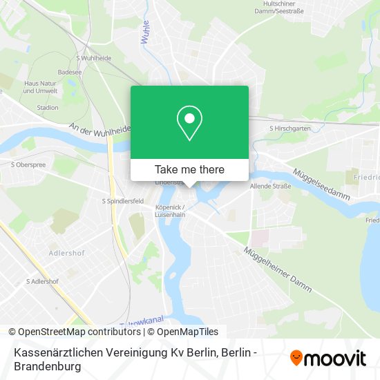 Kassenärztlichen Vereinigung Kv Berlin map